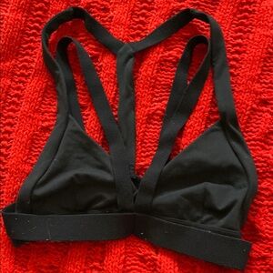Black Strappy Women's Bralette